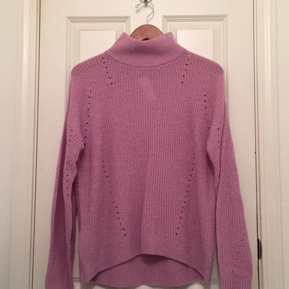 Ann Taylor | Purple Turtleneck Sweater